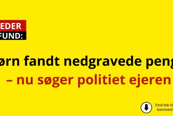 Børn fandt nedgravede penge – nu søger politiet ejeren
