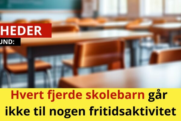 Hvert fjerde skolebarn går ikke til nogen fritidsaktivitet