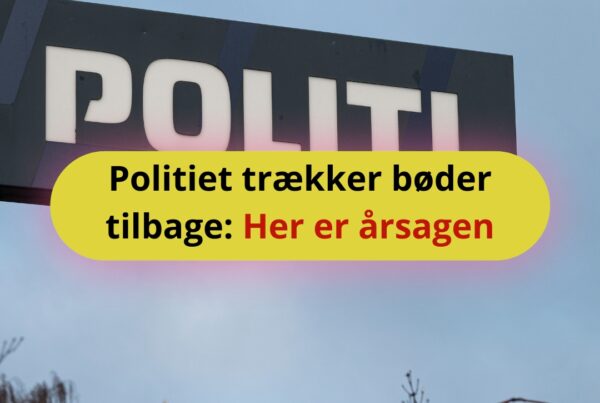 Politiet trækker bøder tilbage: Her er årsagen