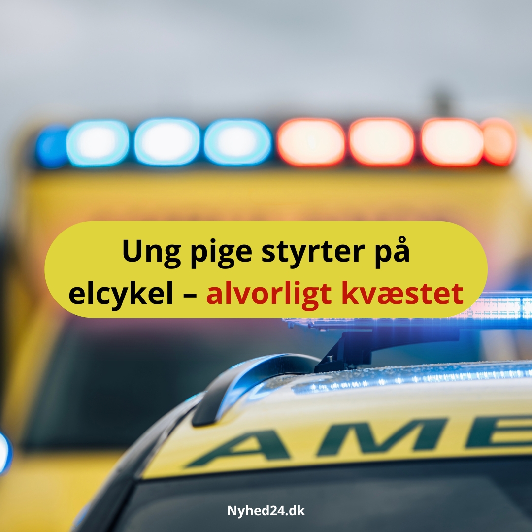16-årig alvorligt kvæstet efter styrt på elcykel