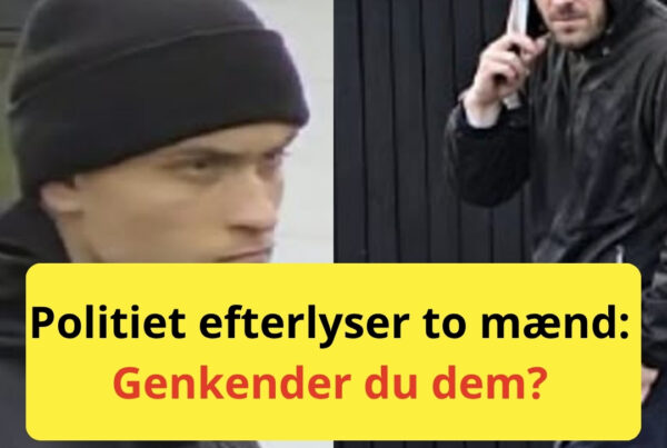 Politiet efterlyser to mænd: Genkender du dem?