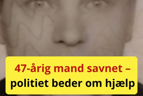 47-årig mand savnet – politiet beder om hjælp