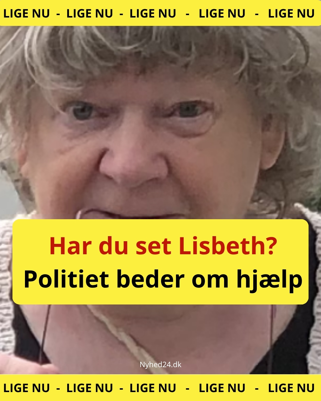 Har du set Lisbeth? Politiet beder om hjælp