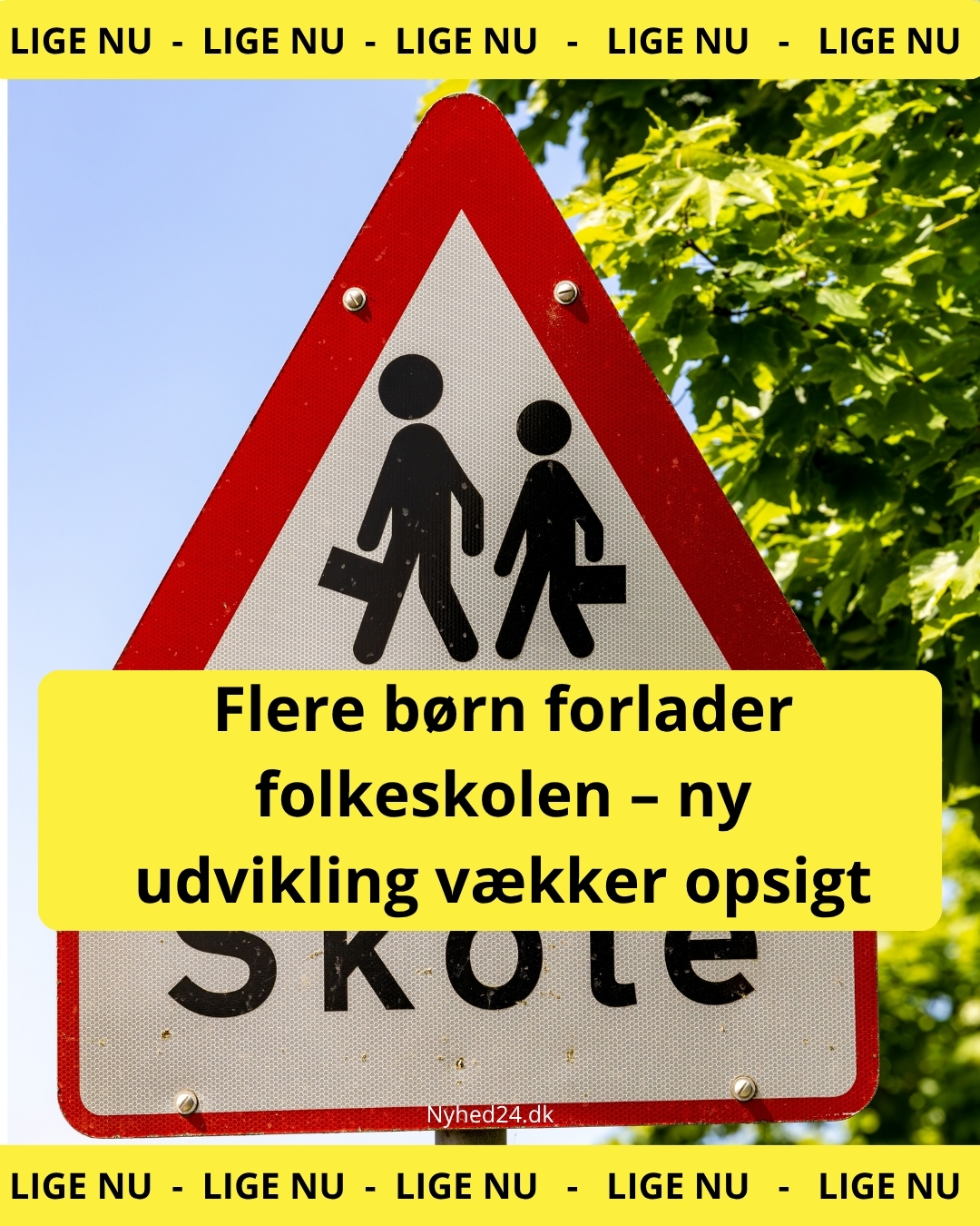 Flere børn forlader folkeskolen – ny udvikling vækker opsigt