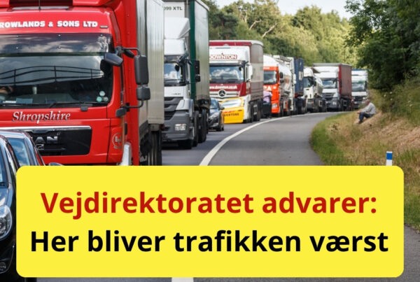 Vejdirektoratet advarer: Efterårsferien nærmer sig - Her rammer trafikken hårdest