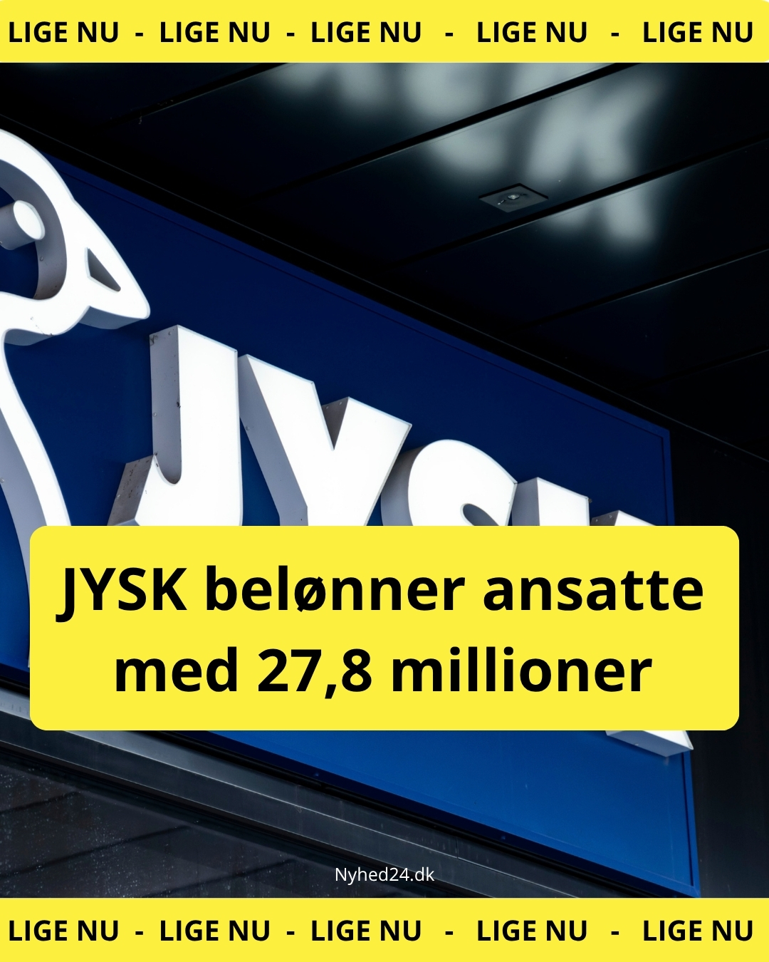JYSK belønner ansatte med 27,8 millioner
