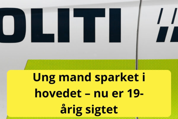 Ung mand sparket i hovedet – nu er 19-årig sigtet
