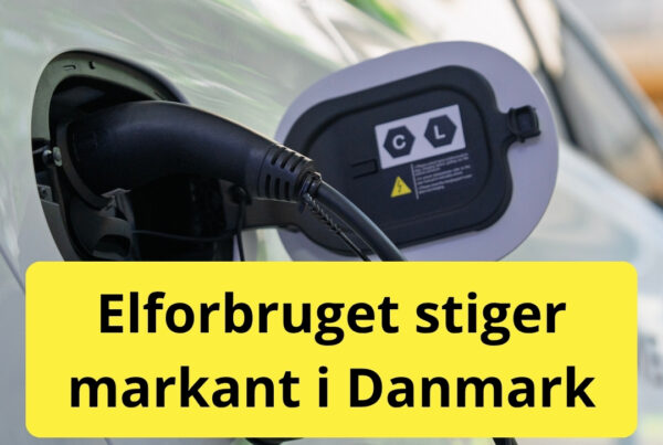 Elforbruget stiger markant i Danmark