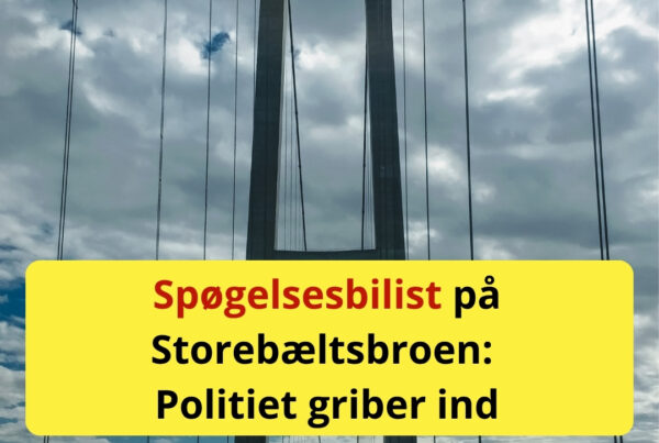 Spøgelsesbilist på Storebæltsbroen: Politiet griber ind