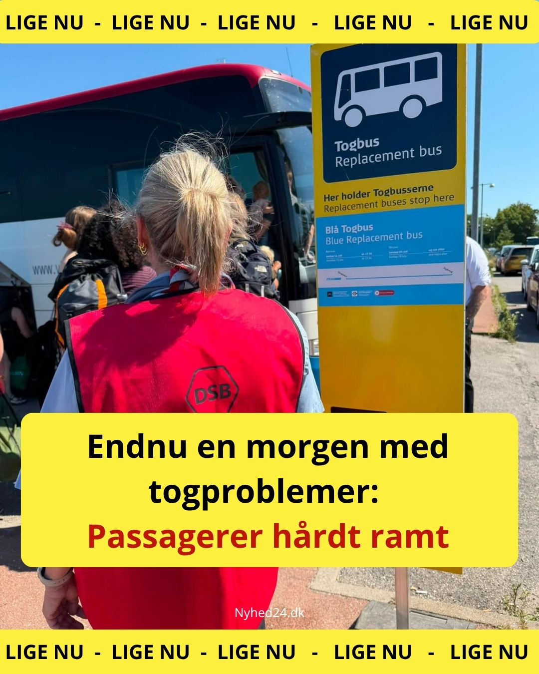 Endnu en morgen med togproblemer: Passagerer hårdt ramt