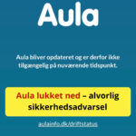 Aula lukket ned – alvorlig sikkerhedsadvarsel
