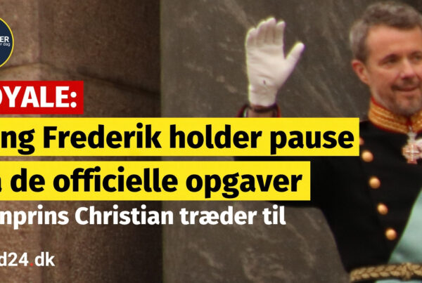 Kong Frederik holder pause fra de officielle opgaver
