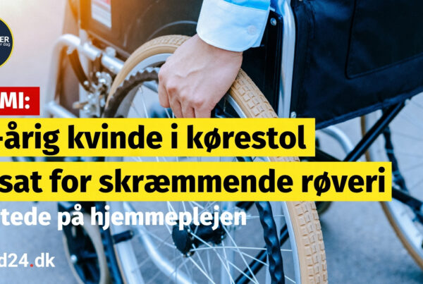 udsat for skræmmende røveri