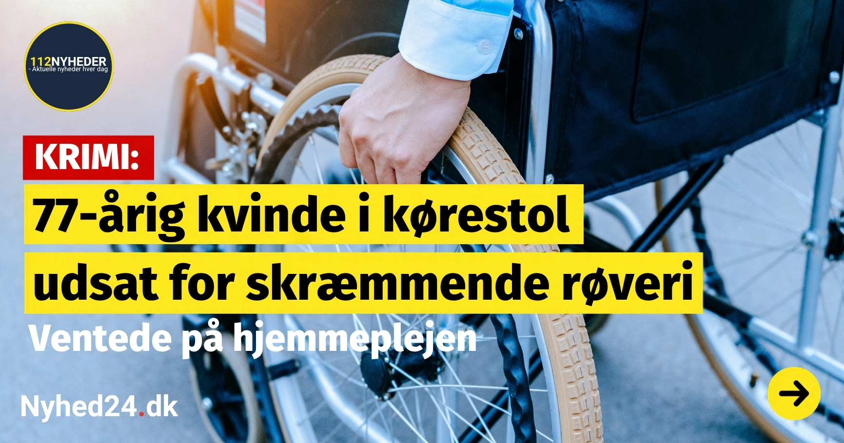 udsat for skræmmende røveri