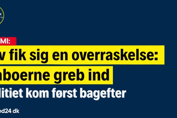 politiet kom først bagefter