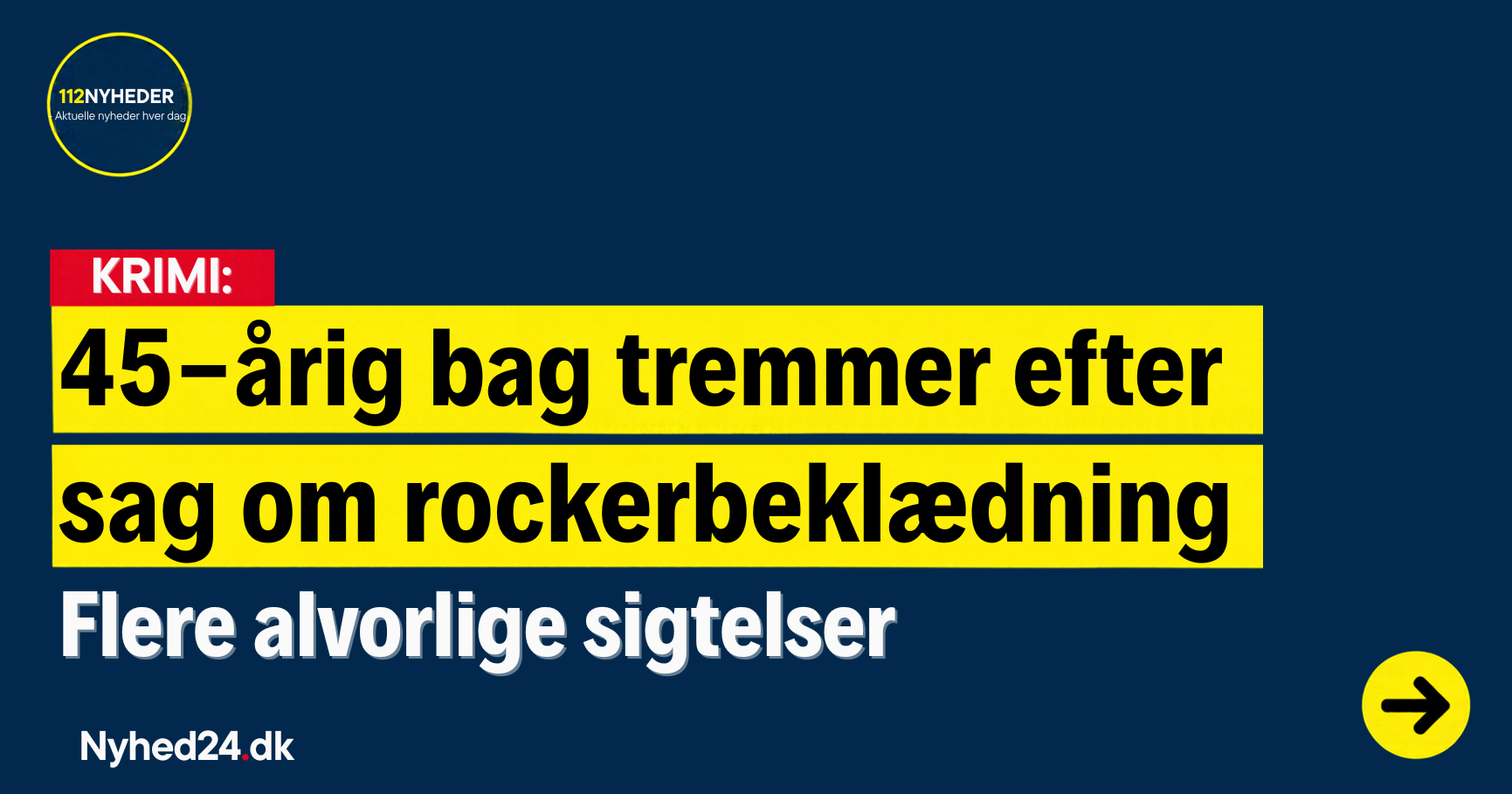 45-årig bag tremmer efter sag om rockerbeklædning