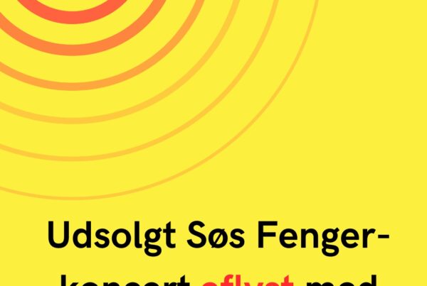 Udsolgt Søs Fenger-koncert aflyst med kort varsel