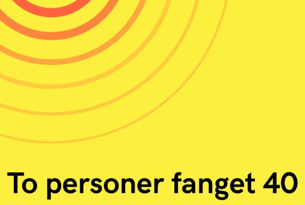 To personer fanget 40 meter over jorden