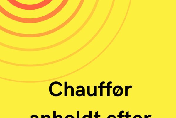 Chauffør anholdt efter dødsulykke
