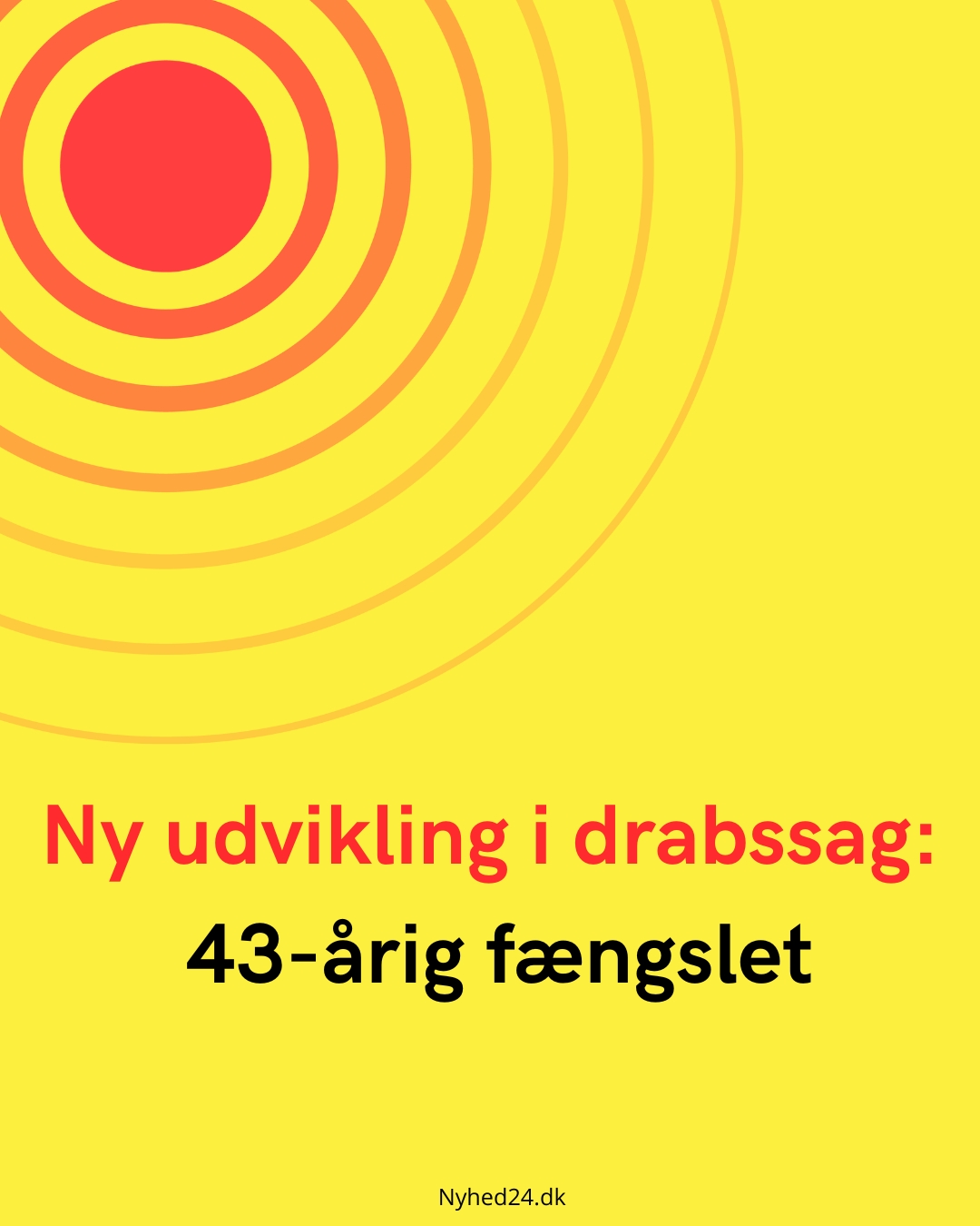 Ny udvikling i drabssag: 43-årig fængslet