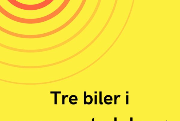 Tre biler i sammenstød: Lang kø på motorvejen