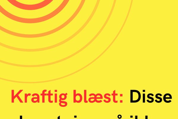 Kraftig blæst: Disse køretøjer må ikke krydse Storebælt