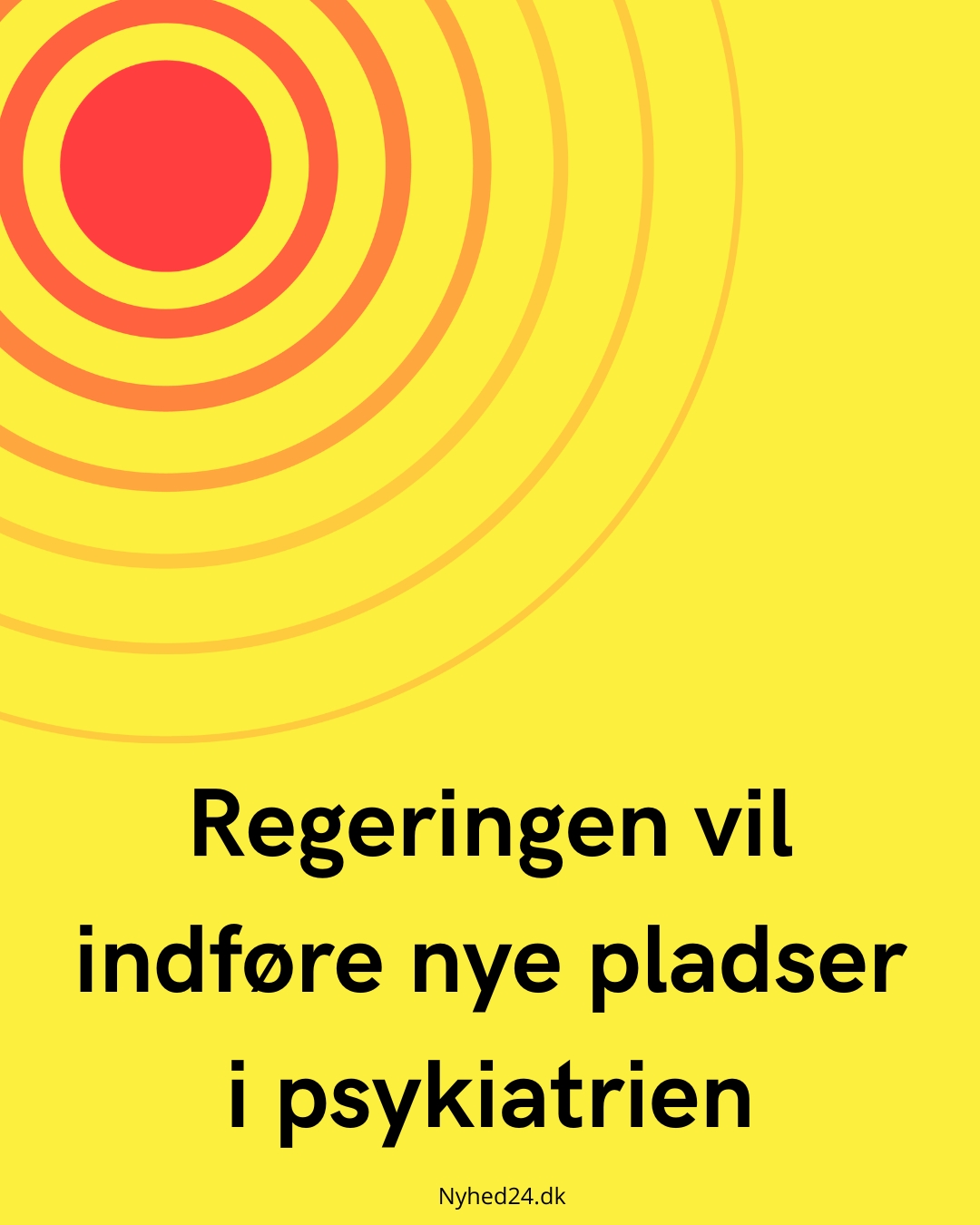 Regeringen vil indføre nye pladser i psykiatrien