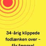 34-årig klippede fodlænken over – får fængsel