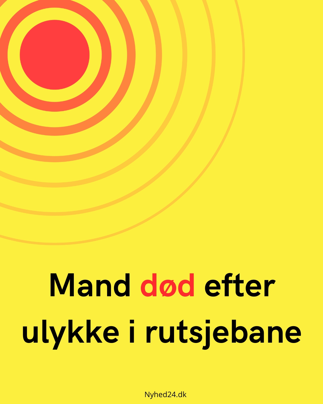 Mand død efter ulykke i rutsjebane