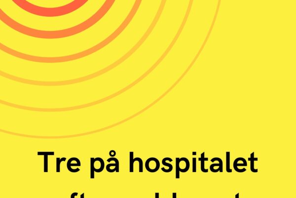 Tre på hospitalet efter voldsomt motorvejsuheld
