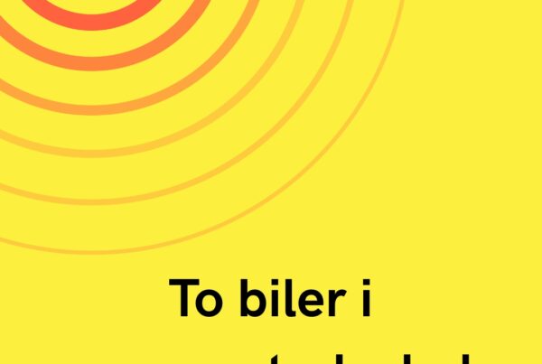 To biler i sammenstød – hele vejen spærret