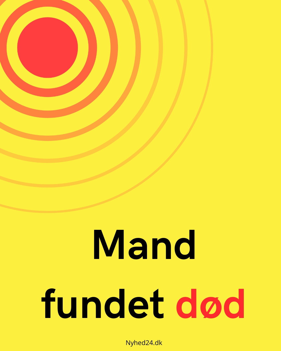 Mand fundet død