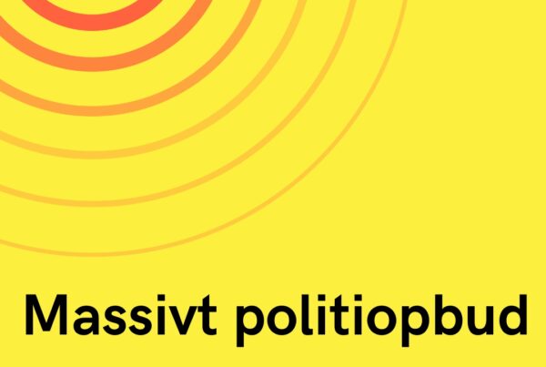 Massivt politiopbud efter knivstikkeri