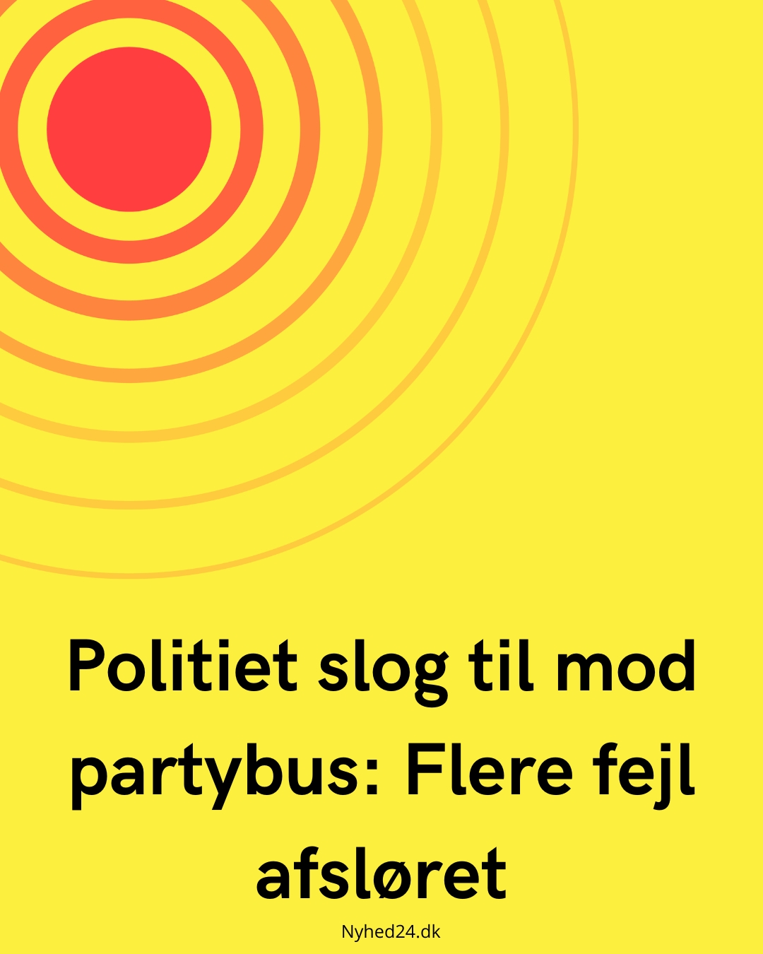 Politiet slog til mod partybus: Flere fejl afsløret