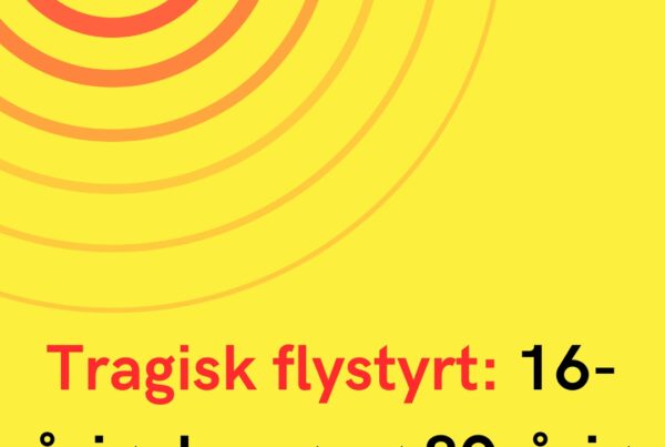 Tragisk flystyrt: 16-årig dreng og 80-årig mand mistede livet