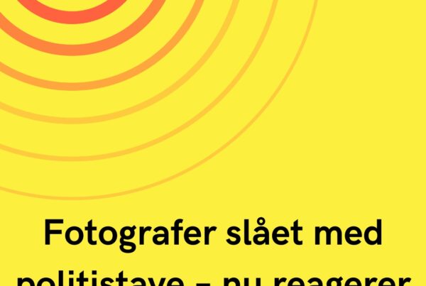 Fotografer slået med politistave – nu reagerer chefredaktør
