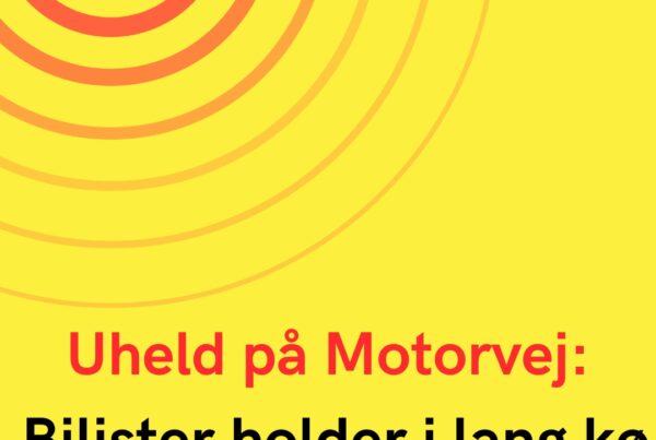 Uheld på Motorvej: Bilister holder i lang kø