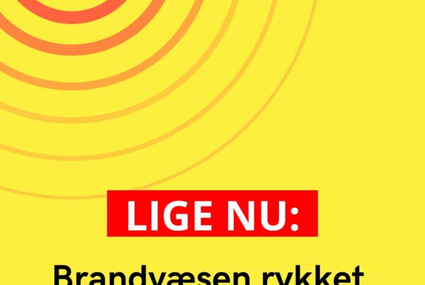 LIGE NU: Brandvæsen rykket ud til børnehus