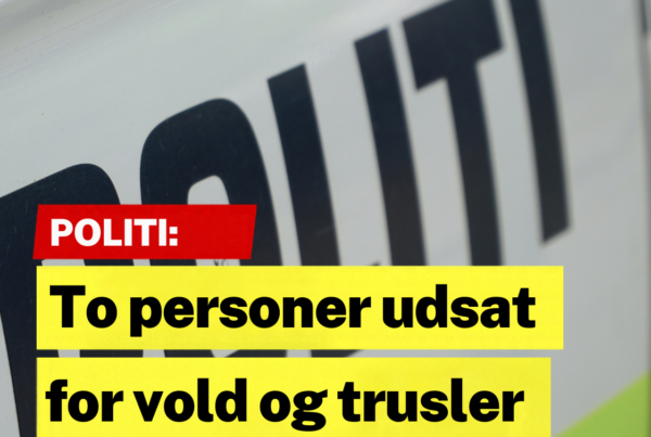 34-årig anholdt efter vold og trusler