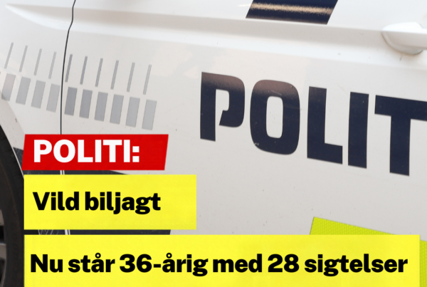 28 sigtelser efter dramatisk flugt fra politiet