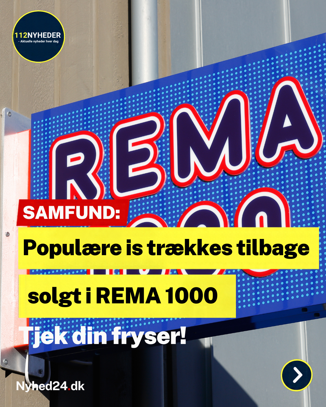 Populære is trækkes tilbage – solgt i REMA 1000