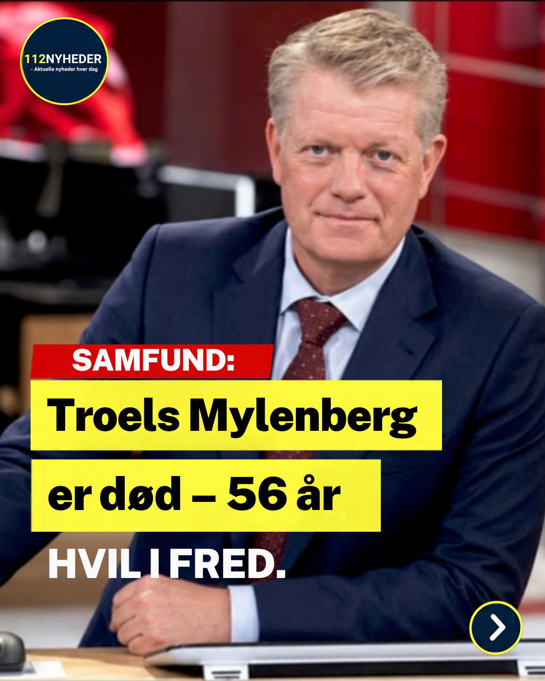 TV 2-vært Troels Mylenberg er død
