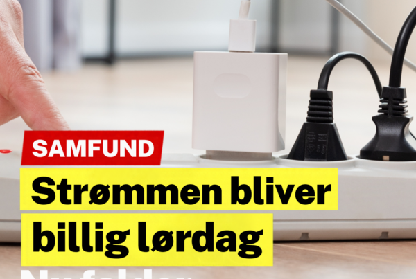 Godt nyt til danskerne: Nu falder elprisen markant