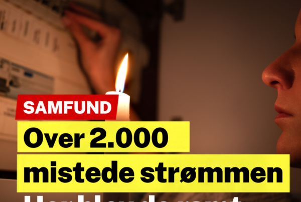 Strømmen forsvandt uden varsel – over 2.000 berørt