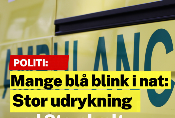 Stor udrykning ved Storebælt i nat – her er forklaringen