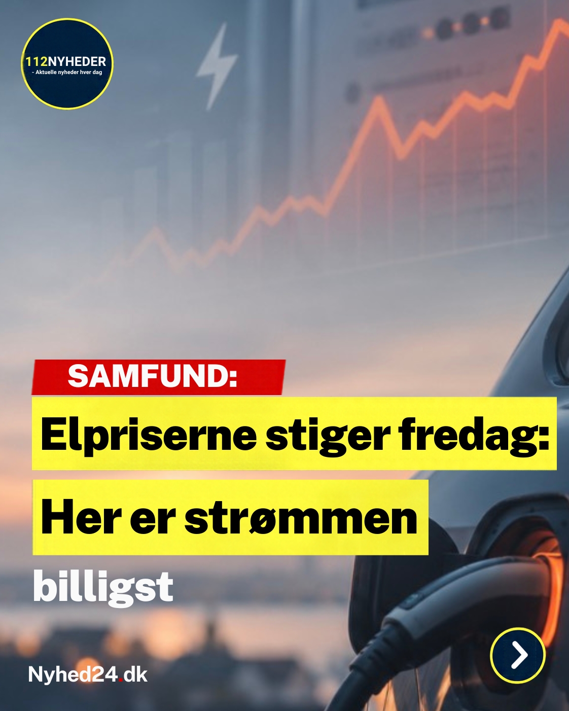 Elpriserne stiger fredag: Her er strømmen billigst