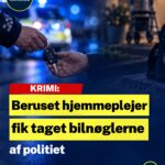 Beruset hjemmeplejer fik taget bilnøglerne af politiet