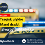 Mand dræbt i frontalt sammenstød