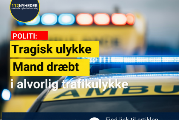 Mand dræbt i frontalt sammenstød